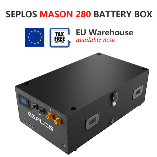 Seplos mason 280 battery pack, seplos 48V 280Ah 15Kwh battery pack,lifepo4 battery pack, seplos diy box