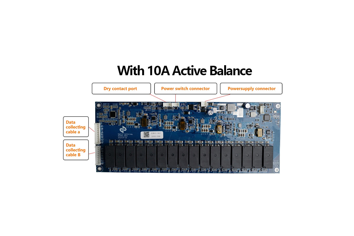 seplos bms 3.0 16S 200A with 10A Active Balance