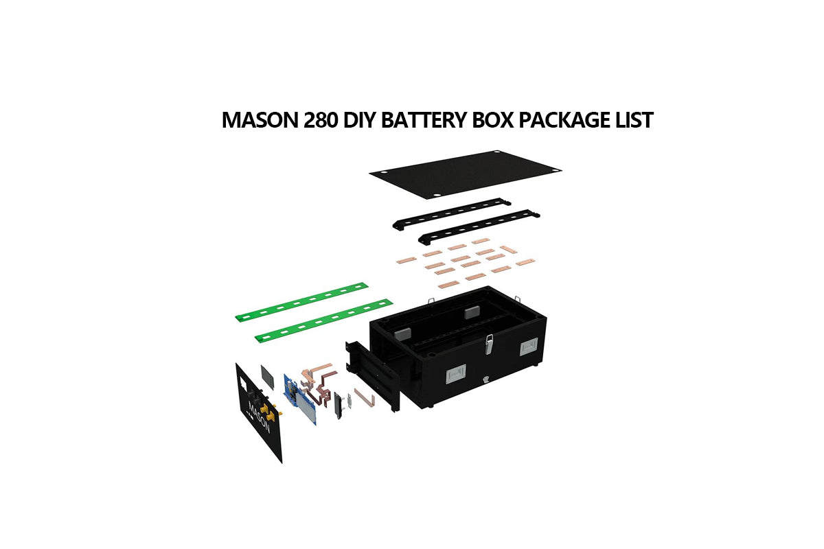 SEPLOS MASON 280L 48V 16S Rack Battery DIY Kits with Active Balance in EU Stock