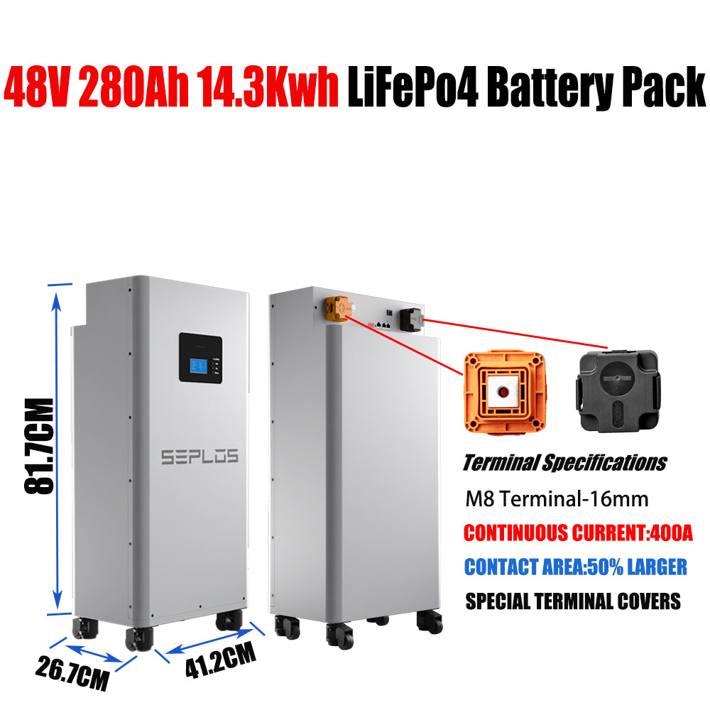 EU Stock Seplos MASON 280 solar energy storage battery system with lifepo4 lithium-ion battery 280Ah battery pack