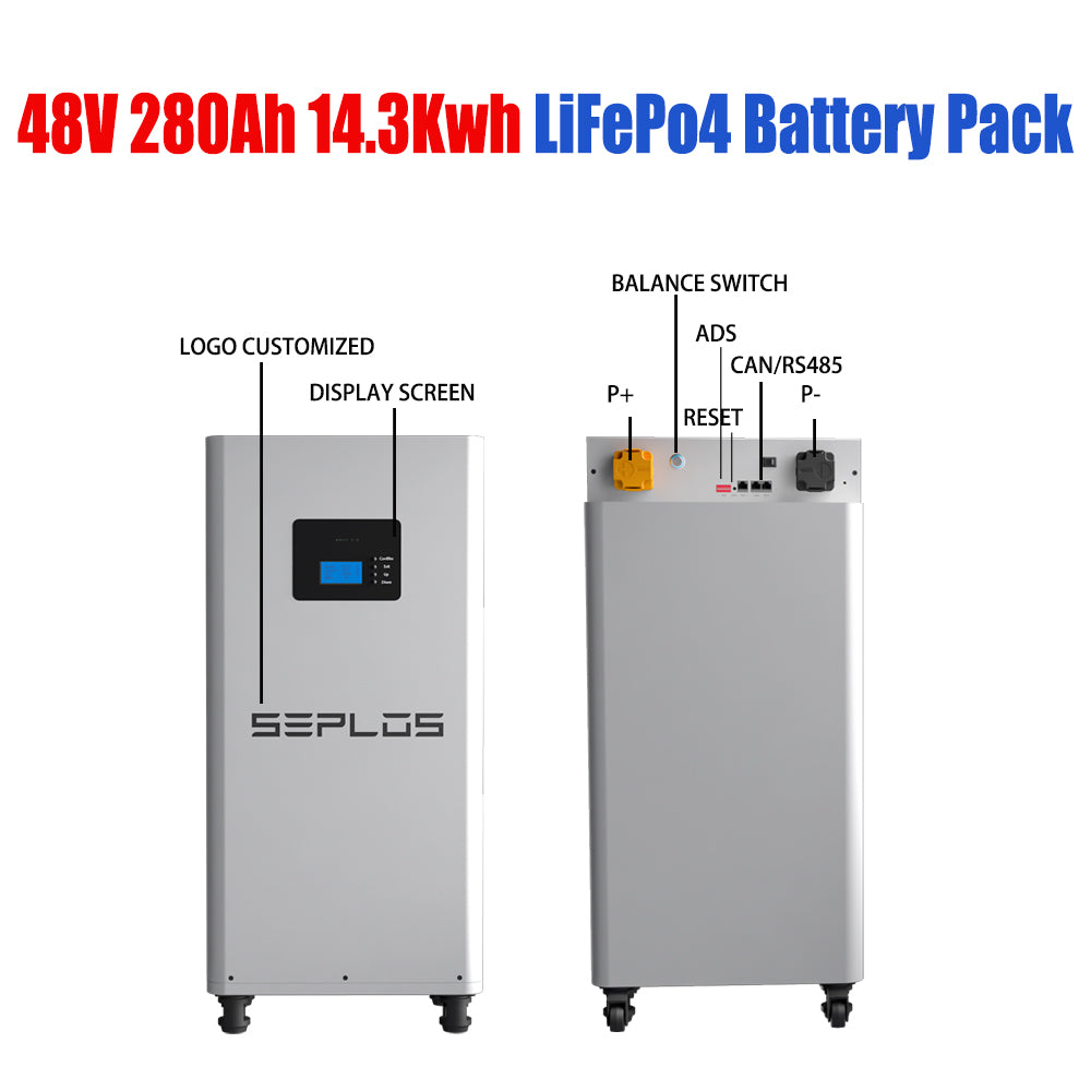 EU Stock Seplos MASON 280 solar energy storage battery system with lifepo4 lithium-ion battery 280Ah battery pack