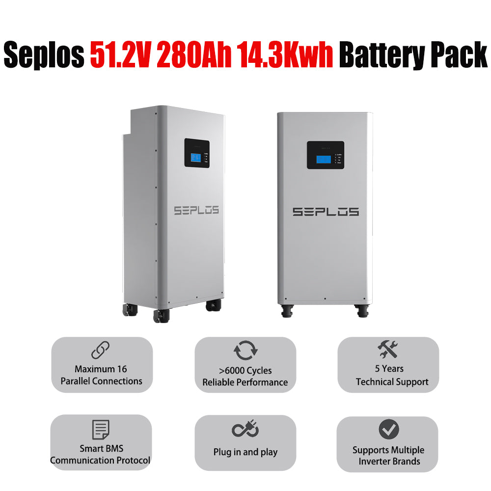 EU Stock Seplos MASON 280 solar energy storage battery system with lifepo4 lithium-ion battery 280Ah battery pack